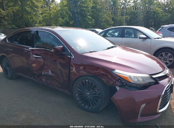 4T1BK1EB5GU234989 2016 TOYOTA AVALON Бордовый Вид спереди