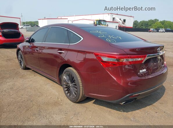 4T1BK1EB5GU234989 2016 TOYOTA AVALON Бордовый Задняя левая четверть