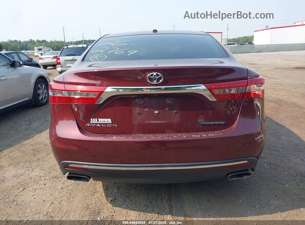 4T1BK1EB5GU234989 2016 TOYOTA AVALON Бордовый 