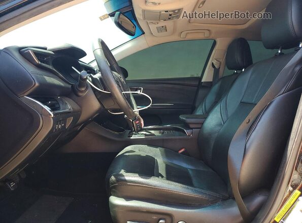 4T1BK1EB5GU240646 2016 TOYOTA AVALON Черный Вид салона спереди