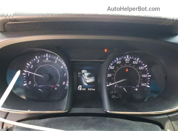 4T1BK1EB5GU240646 2016 TOYOTA AVALON Черный Вид щитка приборов