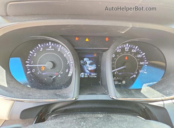 4T1BK1EB5JU272326 2018 TOYOTA AVALON Желто-коричневый Вид щитка приборов