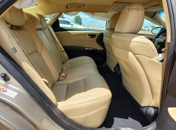 4T1BK1EB5JU272326 2018 TOYOTA AVALON Желто-коричневый Вид задних сидений