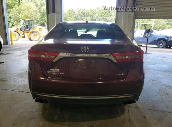 4T1BK1EB6GU204187 2016 TOYOTA AVALON Maroon Vista trasera