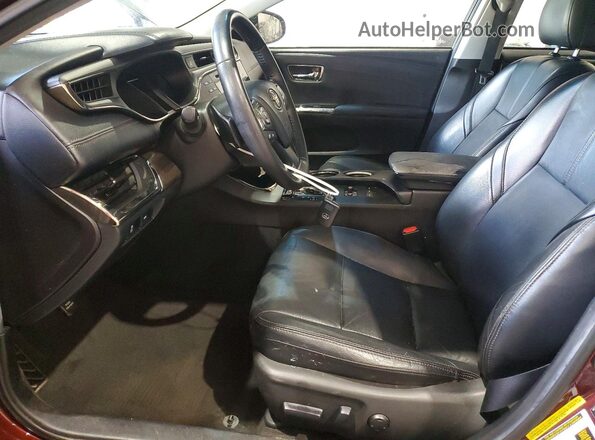4T1BK1EB6GU204187 2016 TOYOTA AVALON Maroon Vista interior delantera