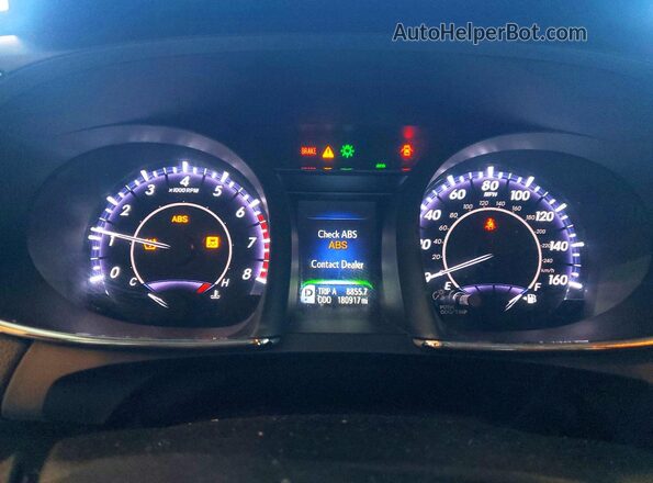 4T1BK1EB6GU206554 2016 TOYOTA AVALON Белый Вид щитка приборов