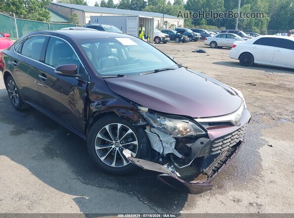 4T1BK1EB6JU284274 2018 TOYOTA AVALON Purple Դիմացի տեսք