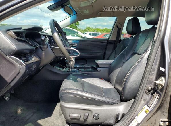 4T1BK1EB6JU286235 2018 TOYOTA AVALON Gray Widok wnętrza z przodu