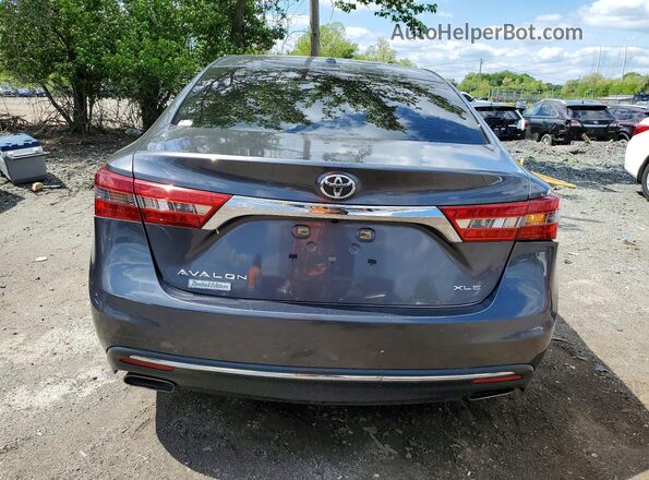 4T1BK1EB6JU286235 2018 TOYOTA AVALON Gray Widok z tyłu