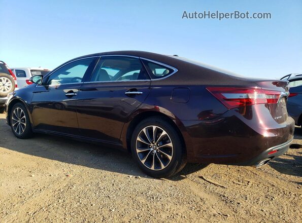 4T1BK1EB7GU209611 2016 TOYOTA AVALON Бордовый Задняя левая четверть