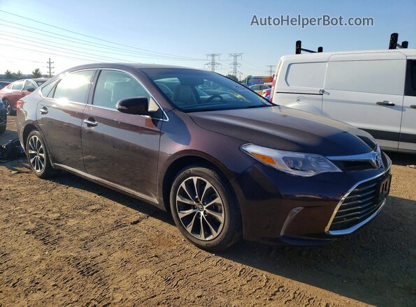 4T1BK1EB7GU209611 2016 TOYOTA AVALON Бордовый Передняя правая четверть