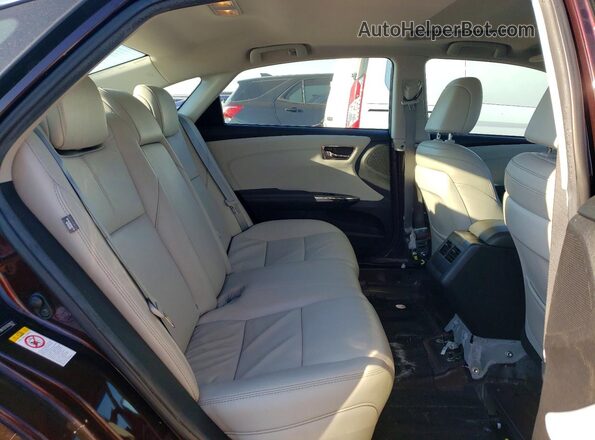 4T1BK1EB7GU209611 2016 TOYOTA AVALON Бордовый Вид задних сидений