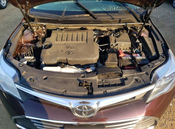 4T1BK1EB7GU209611 2016 TOYOTA AVALON Бордовый Вид задней части салона