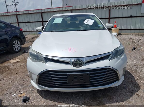 4T1BK1EB7HU260379 2017 TOYOTA AVALON White Սալոնի հետևի տեսք