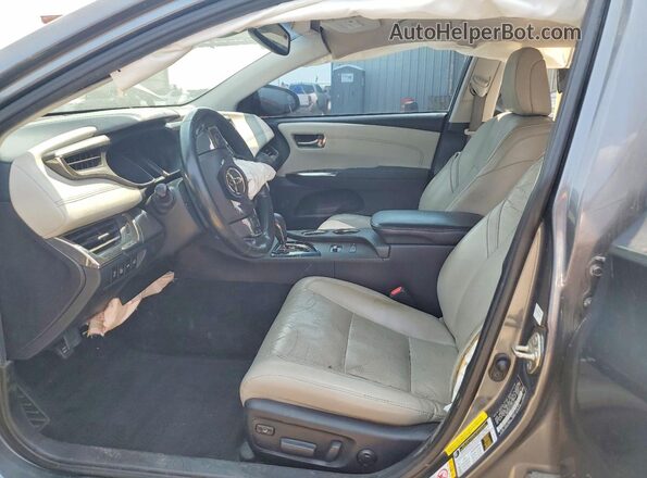 4T1BK1EB7JU267290 2018 TOYOTA AVALON Gray წინა სალონის ხედი