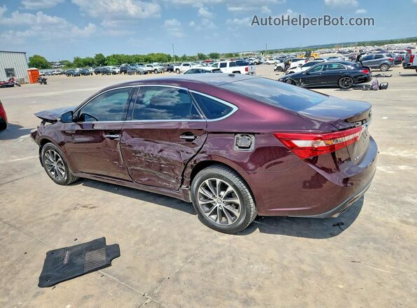 4T1BK1EB7JU279603 2018 TOYOTA AVALON Burgundy Tył lewy