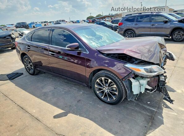 4T1BK1EB7JU279603 2018 TOYOTA AVALON Burgundy Przód prawy