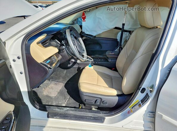4T1BK1EB8HU248774 2017 TOYOTA AVALON White წინა სალონის ხედი