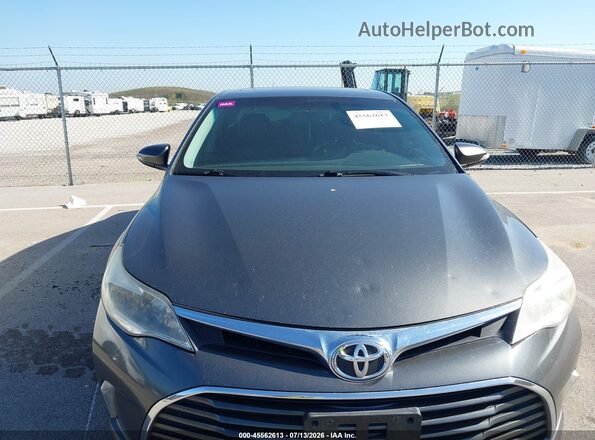 4T1BK1EB9GU237734 2016 TOYOTA AVALON Серый Вид спереди