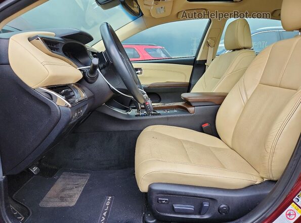 4T1BK1EB9GU238981 2016 TOYOTA AVALON Burgundy წინა სალონის ხედი