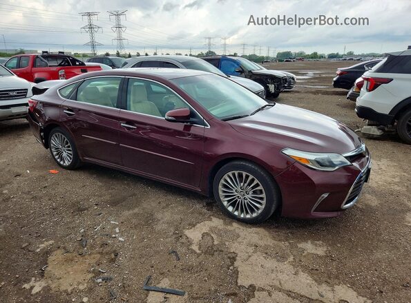 4T1BK1EB9GU238981 2016 TOYOTA AVALON Burgundy წინა მარჯვენა