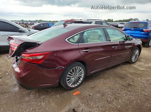 4T1BK1EB9GU238981 2016 TOYOTA AVALON Burgundy უკანა მარჯვენა