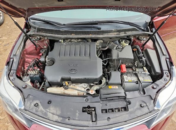 4T1BK1EB9GU238981 2016 TOYOTA AVALON Burgundy უკანა სალონის ხედი