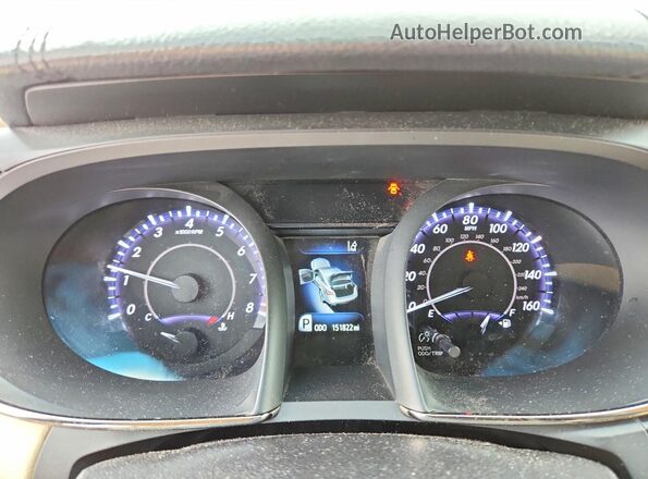 4T1BK1EB9GU238981 2016 TOYOTA AVALON Burgundy ხელსაწყოთა პანელის ხედი