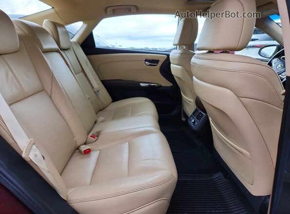 4T1BK1EB9GU238981 2016 TOYOTA AVALON Burgundy უკანა სავარძლების ხედი