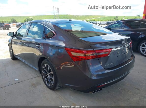 4T1BK1EBXGU219503 2016 TOYOTA AVALON Серый Задняя левая четверть