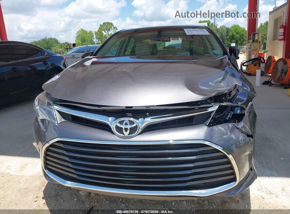 4T1BK1EBXGU219503 2016 TOYOTA AVALON Серый Вид щитка приборов