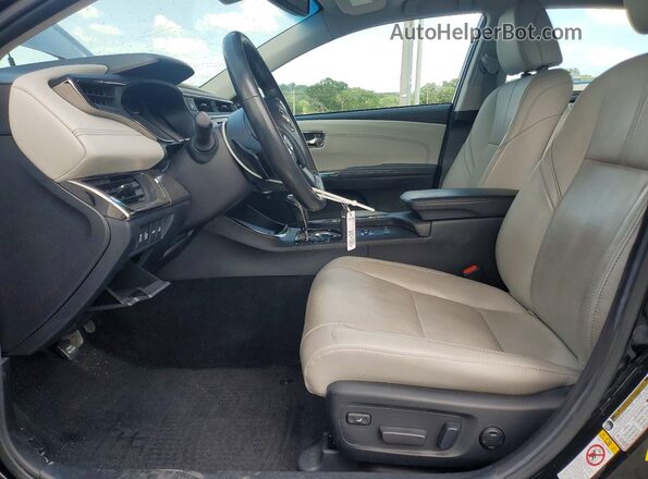 4T1BK1EBXGU221638 2016 TOYOTA AVALON Black Вид салону спереду