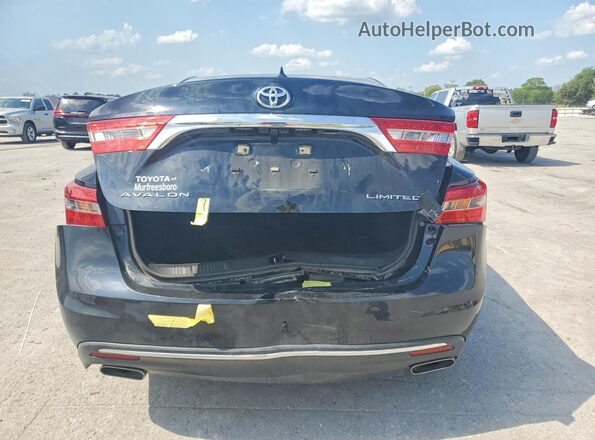 4T1BK1EBXGU221638 2016 TOYOTA AVALON Black Вид ззаду
