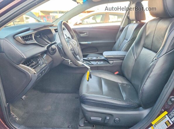 4T1BK1EBXGU235670 2016 TOYOTA AVALON Purple Widok wnętrza z przodu