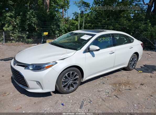 4T1BK1EBXGU242408 2016 TOYOTA AVALON White წინა მარცხენა ხედი სამი მეოთხედიდან