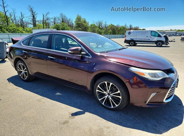 4T1BK1EBXJU284178 2018 TOYOTA AVALON Burgundy წინა მარჯვენა