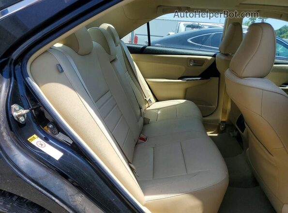 4T1BK1FKXGU577005 2016 TOYOTA CAMRY Black Вид задніх сидінь