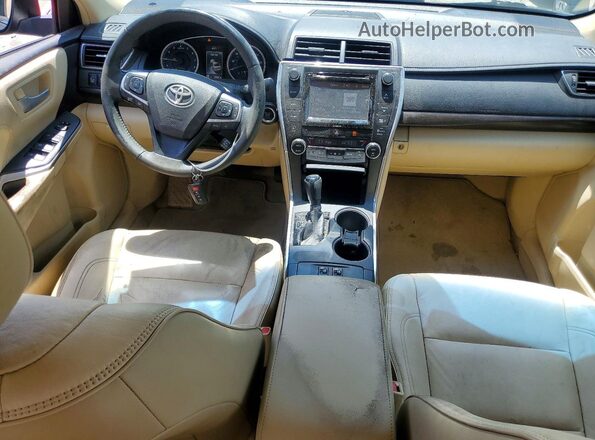 4T1BK1FKXGU577005 2016 TOYOTA CAMRY Black Вид панелі приладів