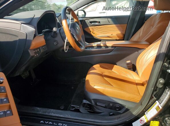 4T1BZ1FB0KU014615 2019 TOYOTA AVALON Черный Вид салона спереди