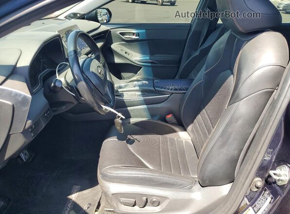 4T1BZ1FB3KU012745 2019 TOYOTA AVALON Blue Вид салону спереду