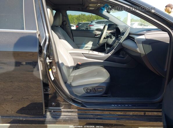 4T1BZ1FB3KU019923 2019 TOYOTA AVALON Black Widok wnętrza z przodu
