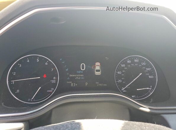 4T1BZ1FB4KU013659 2019 TOYOTA AVALON Silver Widok zestawu wskaźników