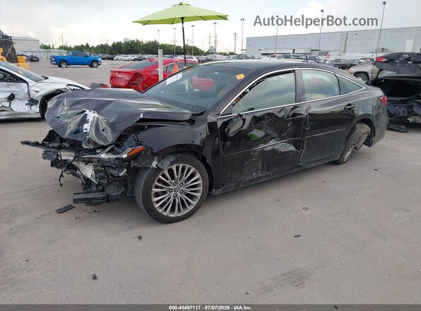 4T1BZ1FB6KU025375 2019 TOYOTA AVALON Черный Передняя левая четверть