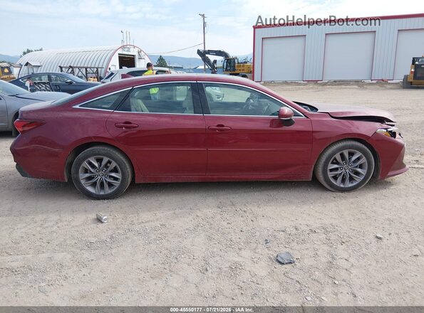 4T1BZ1FB8KU021506 2019 TOYOTA AVALON Красный Панорамный вид салона 360°
