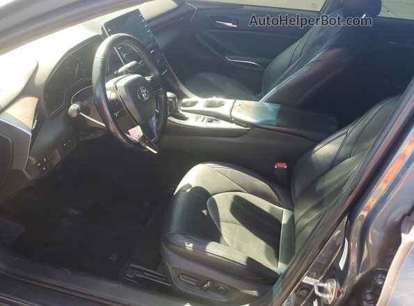 4T1BZ1FBXKU002892 2019 TOYOTA AVALON Gray წინა სალონის ხედი