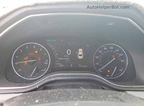 4T1BZ1FBXKU033995 2019 TOYOTA AVALON Blue ხელსაწყოთა პანელის ხედი