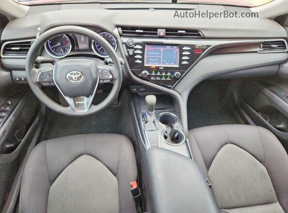 4T1C11AK0LU303286 2020 TOYOTA CAMRY Burgundy Առջևի վահանակի տեսք