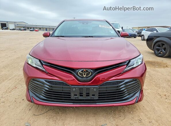 4T1C11AK0LU303286 2020 TOYOTA CAMRY Burgundy Դիմացի տեսք