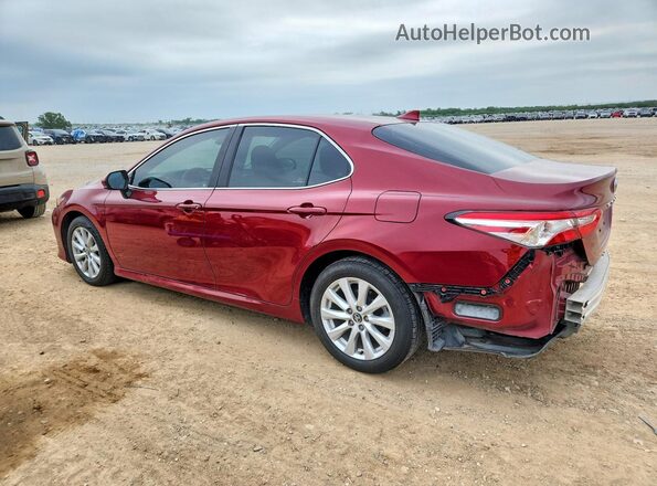 4T1C11AK0LU303286 2020 TOYOTA CAMRY Burgundy Հետևի ձախ
