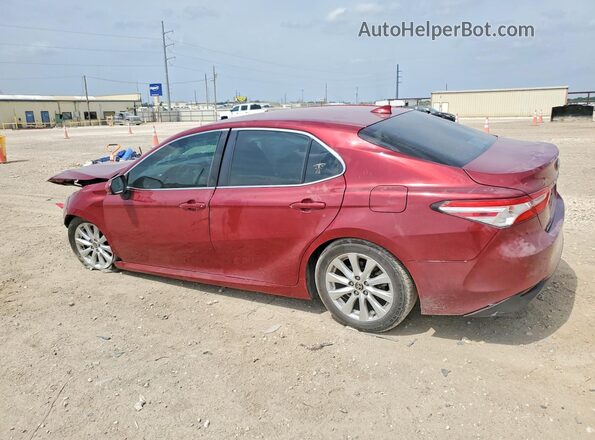 4T1C11AK0LU371202 2020 TOYOTA CAMRY Red Rear left